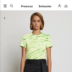 Proenza tie dye tee shirt. NWOT but literally never worn